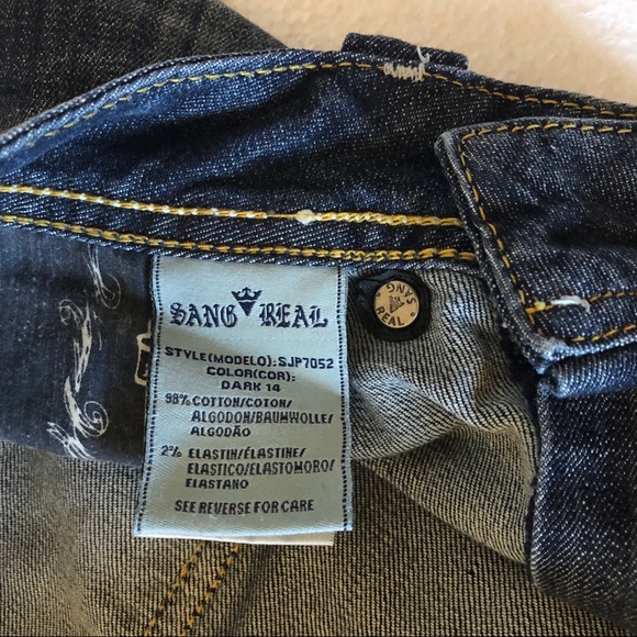 Sang Real by Miss Me Wide Leg Jeans - Picture 4 of 5